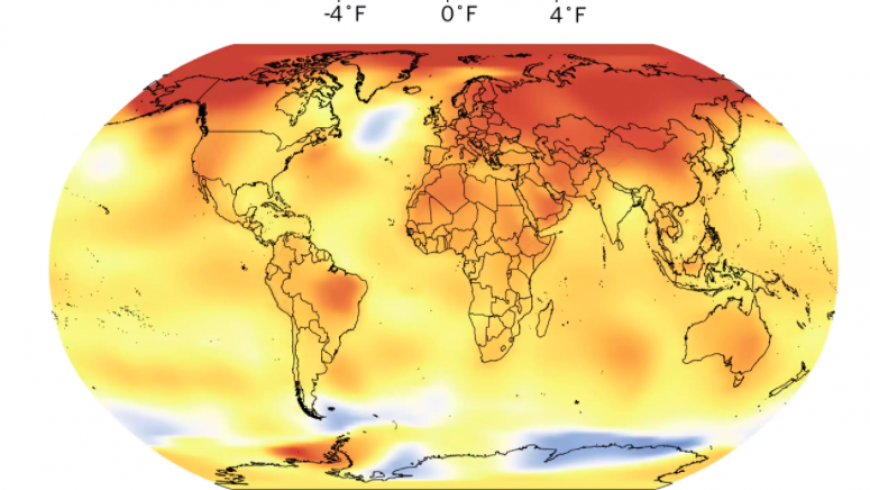 El planeta acaba de tener sus 4 años más calurosos en la historia registrada
