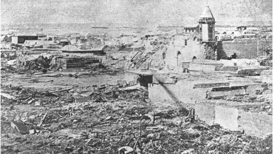 El «terremoto de Arica» del 13 de agosto de 1868