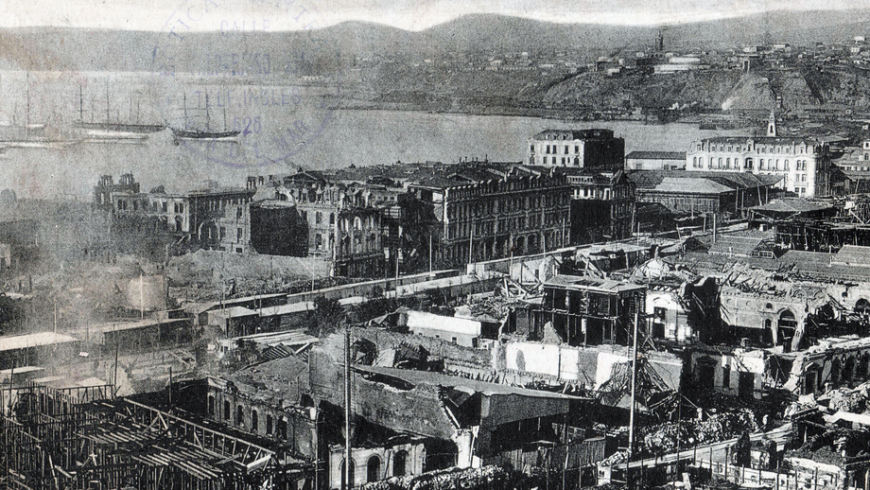 «El terremoto de los Campamentos», Valparaíso 16 de agosto de 1906