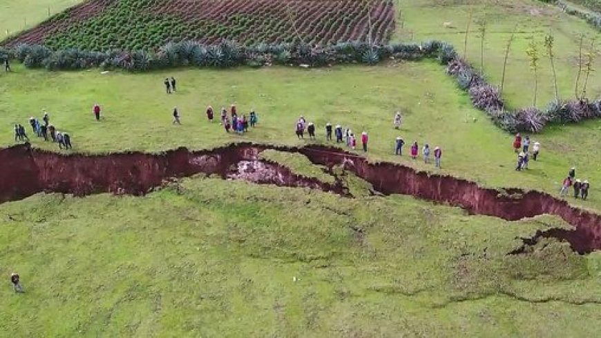 Falla geológica atemoriza a pobladores en Cusco