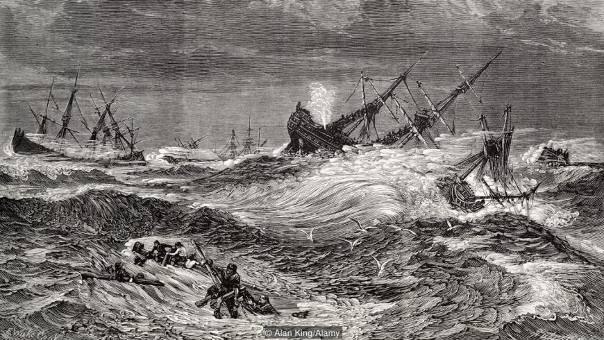 En 1907, Gran Bretaña fue golpeada por posiblemente su peor tormenta